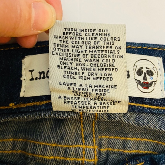 I.ndigo S.aints petite fit boot cut jeans size 27 - Picture 4 of 5